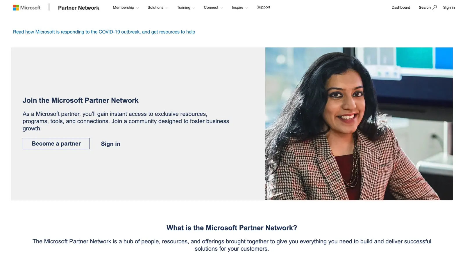 Partner Network Homepage